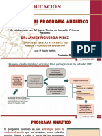 Socializando El Programa Analítico - Dr. Javier Figueroa Pérez