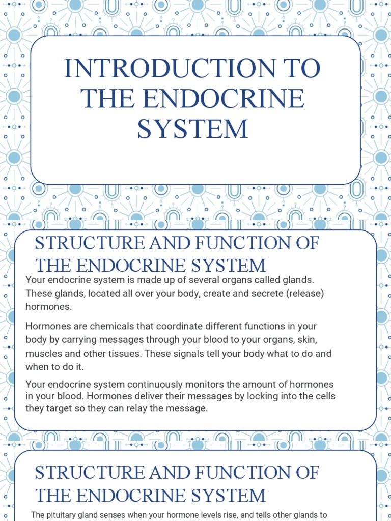Overview of the Endocrine System | PDF | Adrenal Gland | Hypothyroidism