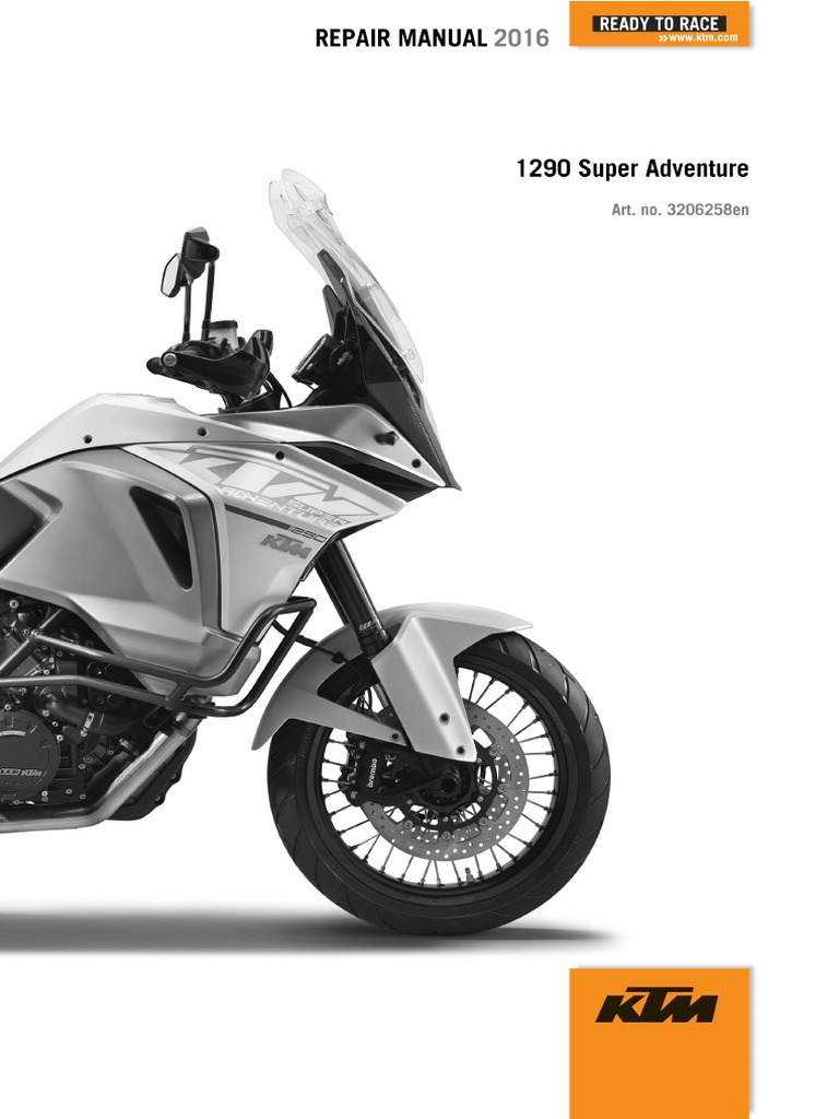 2016 KTM 1290 Super Adventure Service Repair Manual | PDF