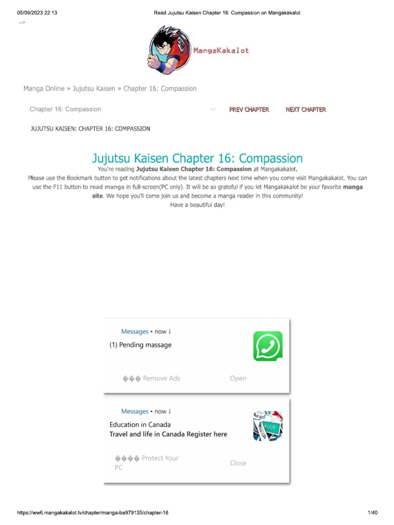 JJK Manga V 16 PDF