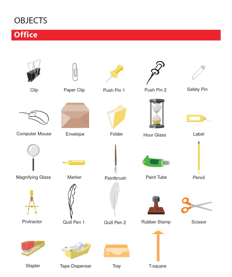 Office Supplies and Tools List | PDF