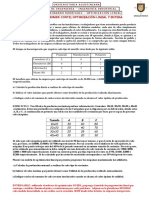 Parcial # 1 (Primer Corte) Optimización Lineal