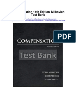 Compensation 11th Edition Milkovich Test Bank