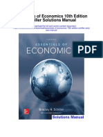 Essentials of Economics 10th Edition Schiller Solutions Manual