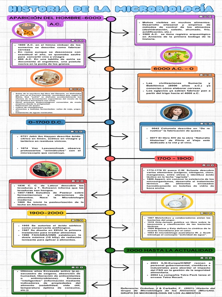 Historia de La Microbiología de Alimentos - Equipo1 | PDF | Alimentos ...
