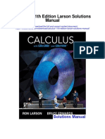 Calculus 11th Edition Larson Solutions Manual