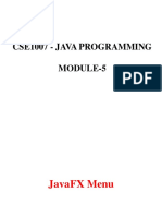 4 Java Module5 Menu