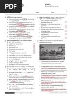 Basic Grammar Unit9 With Answers