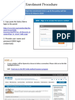 IEEE - Insurance Enrolment Steps