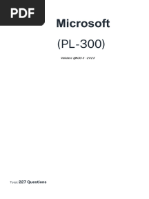 PL-300 Exam Dumps Final
