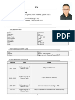 Zied CHAGWAY - CV ENGLISH VERSION