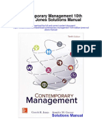 Contemporary Management 10th Edition Jones Solutions Manual