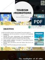 Week 9 - Tourism Promotions