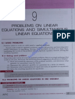 Chapter 09 Problems On L.Equations and Simultaneous L.Equations