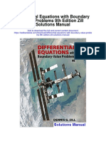 Differential Equations With Boundary Value Problems 9th Edition Zill Solutions Manual