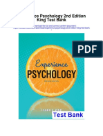 Experience Psychology 2nd Edition King Test Bank