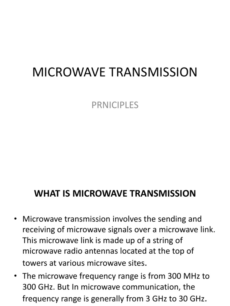 Microwave Transmission Basic PDF Microwave Coaxial Cable