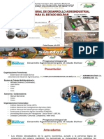 Presentación (Secretaría) Programa Integral Agoindustrial para Estado Bolívar, 28 Julio 2023