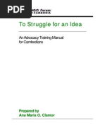 Advocacy Training Manual in English