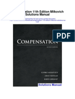 Compensation 11th Edition Milkovich Solutions Manual
