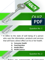 Health Consumer Quiz