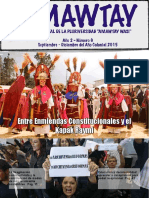 Entre Enmiedas Constitucionales y El Kapak Raymi