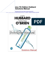 Economics 7th Edition Hubbard Solutions Manual