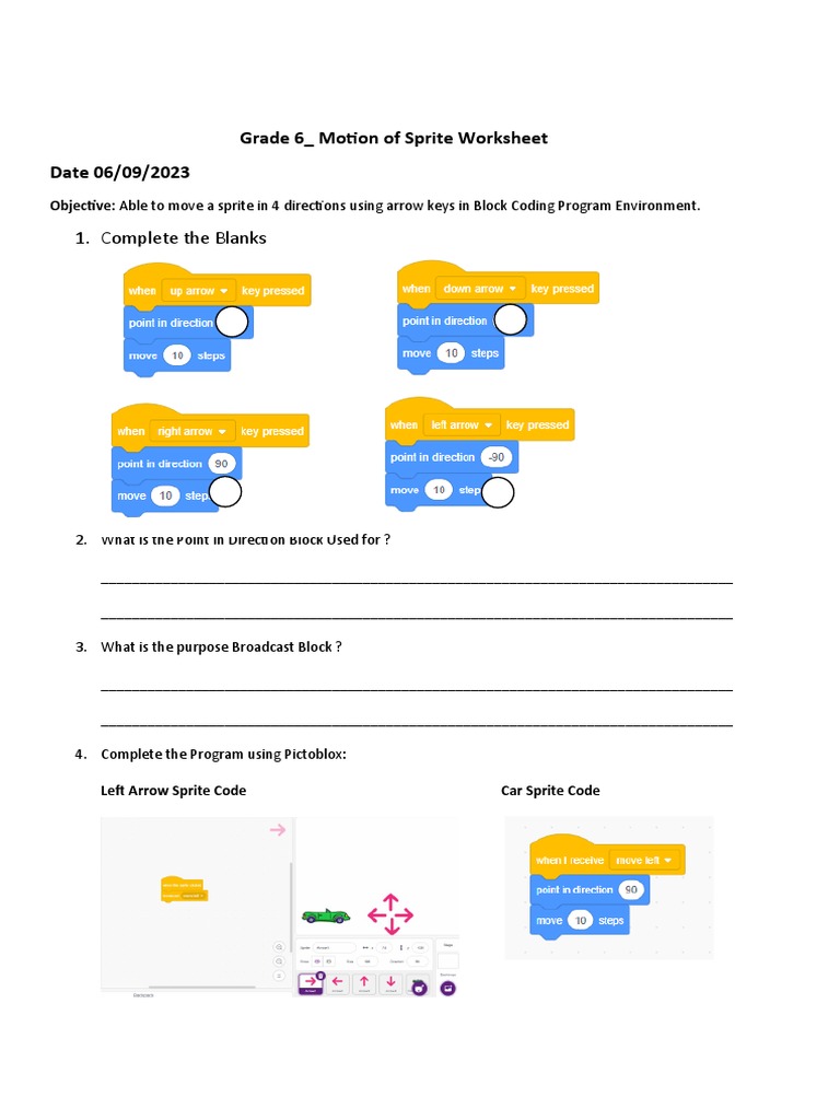 Grade 6 Worksheet | PDF | Computers