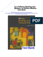 Economics of Money Banking and Financial Markets 1st Edition Mishkin Test Bank