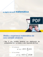 Mod I Unidad II Esperanza Matematica EstadisticaII