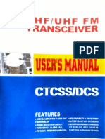Manual VHFUHF FM Transceiver
