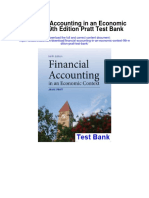Financial Accounting in An Economic Context 9th Edition Pratt Test Bank