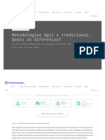 Metodologias Ágil X Tradicional - Quais As Diferenças - Blog TreinaWeb