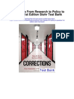 Corrections From Research To Policy To Practice 1st Edition Stohr Test Bank