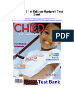 Child 2013 1st Edition Martorell Test Bank