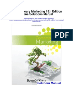 Contemporary Marketing 15th Edition Boone Solutions Manual