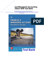 Financial and Managerial Accounting 7th Edition Wild Test Bank