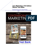 Contemporary Marketing 17th Edition Boone Test Bank