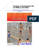 Childhood Voyages in Development 5th Edition Rathus Test Bank