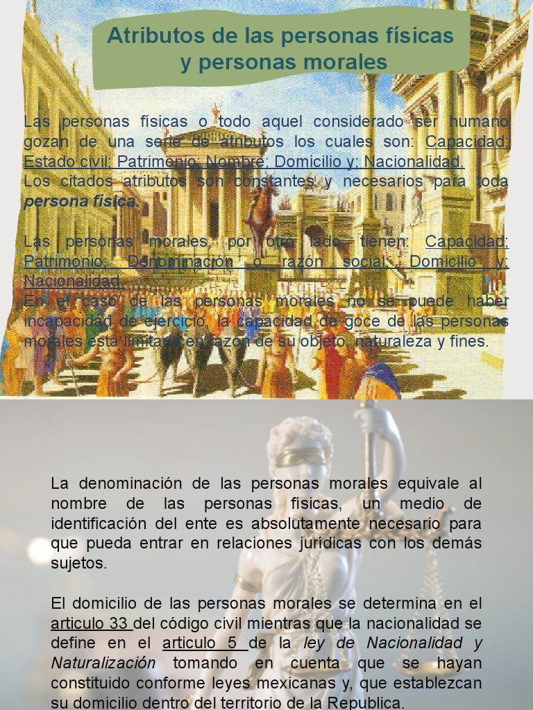 Personas Morales y Fisicas | PDF | Derecho