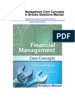 Financial Management Core Concepts 2nd Edition Brooks Solutions Manual