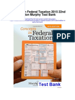 Concepts in Federal Taxation 2015 22nd Edition Murphy Test Bank