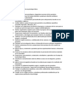 Funciones de Un Practicante en Psicología Clínica