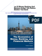 Economics of Money Banking and Financial Markets Global 10th Edition Mishkin Test Bank