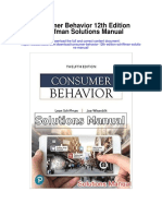 Consumer Behavior 12th Edition Schiffman Solutions Manual