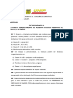 Estudo Dirigido 03 - Saúde Ambiental e Vigilância Sanitária PDF