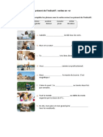 Fiche Le Présent de L'indicatif - Verbes en - Er