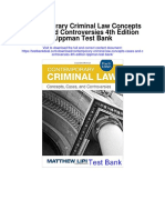 Contemporary Criminal Law Concepts Cases and Controversies 4th Edition Lippman Test Bank