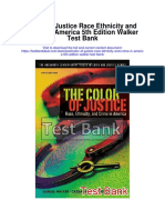 Color of Justice Race Ethnicity and Crime in America 5th Edition Walker Test Bank