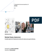 Mixticidad, Vivienda y Cohesión Social, Universidad Politécnica de Cataluña